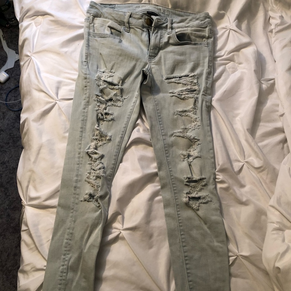 American Eagle Distressed Skinny Jeans